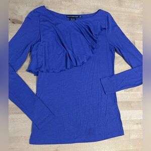 Ralph Lauren ruffle viscose/pima cotton Blue/purple
Long Sleeve Top